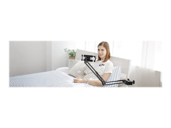 Ugreen Lazy Arm Tablet Holder - Monteringssats (vridbar arm, spännbleck, hållare) - för surfplatta - aluminiumlegering - skärmstorlek: 4"-12.9"