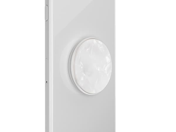 PopSockets Acetate, Matkapuhelin/älypuhelin, Helmi, Valkoinen