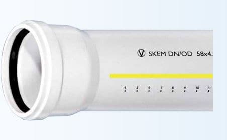 Sisäinen viemäriputki Magnaplast, Skolan Ø110 mm, 2 m