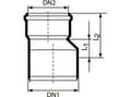 Miniatyrbilde 2 av 2: Magnaplast Reduction Ultra dBR 110/75 (146620)
