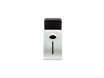 Terratec 219729, Mobiltelefon/smarttelefon, Smartklokke, Passiv holder, Innendørs, Sølv
