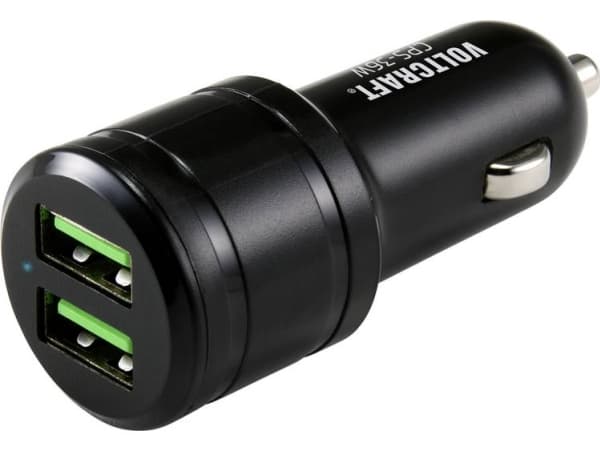 VOLTCRAFT CPS-36W VC-11015375 USB-laturi Henkilöauto Lähtövirta max. 3 A 2 x USB 2 x USB