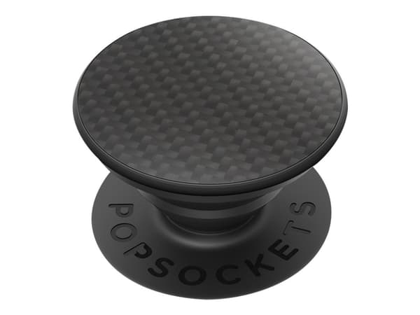 PopSockets Swappable PopGrip - Fingergrip/støtteben for mobiltelefon - kulstoffiber