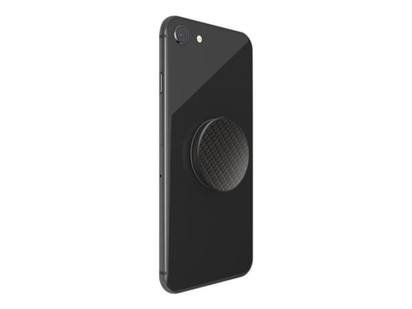 PopSockets Swappable PopGrip - Fingergrip/støtteben for mobiltelefon - kulstoffiber