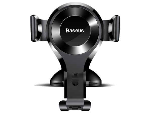 Baseus Osculum Type Gravity Car Mount - For mobiltelefon Sort