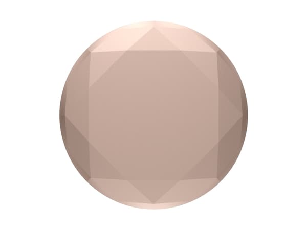 PopSockets Swappable PopGrip - Multifunksjonsholder for mobiltelefon - Rose Gold Metallic Diamond - rosa