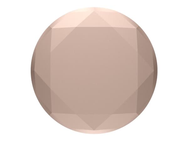 PopSockets Swappable PopGrip - Multifunksjonsholder for mobiltelefon - Rose Gold Metallic Diamond - rosa