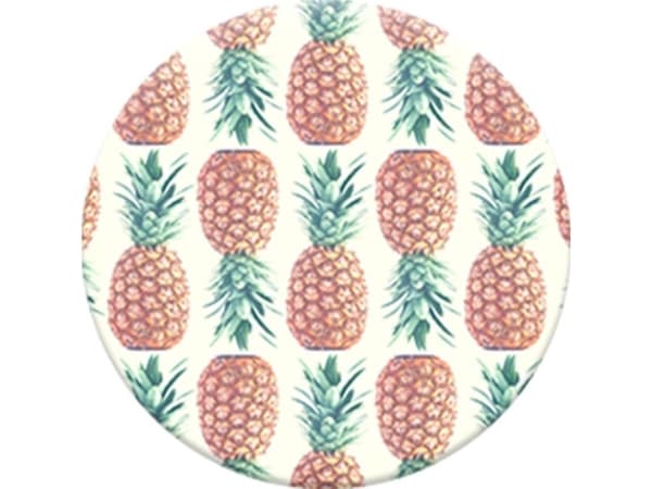 PopSockets Pineapple Pattern, Matkapuhelin/älypuhelin, Musta, Ruskea, Vihreä, Valkoinen
