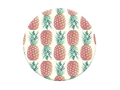 PopSockets Pineapple Pattern, Matkapuhelin/älypuhelin, Musta, Ruskea, Vihreä, Valkoinen