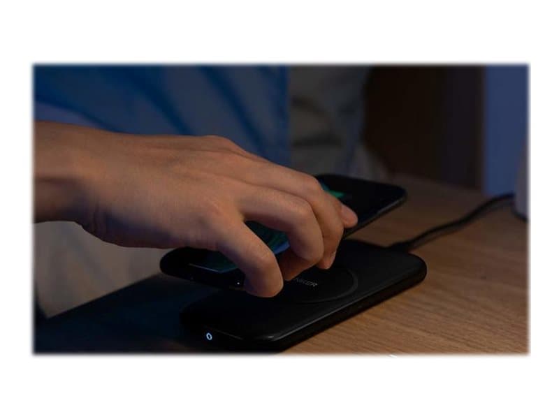 Anker PowerWave - Trådløs ladepute - 10 watt - 1 A - QC 3.0 - svart