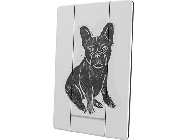 Speck Grabtab Animal Kingdom Collection, Mobiltelefon/smarttelefon, Passiv holder, Hånd, Sort, Hvit Sort, Hvit