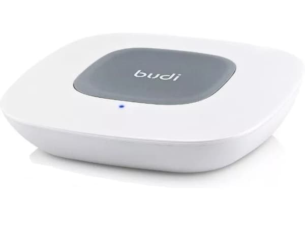 Budi - Qi trådløs lader og + USB-porter (hvit)
