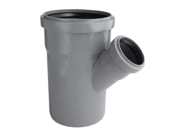 Magnaplast T-kappale 45° HETA 110/50mm sisäinen viemäri (11560)