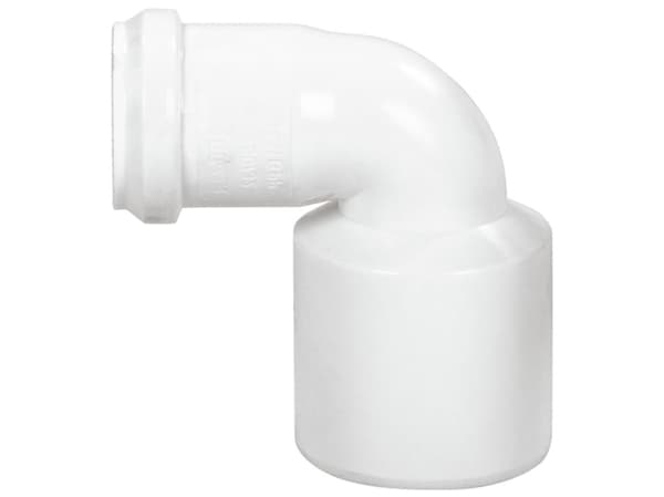 Magnaplast 90° reduktiokulma HTBR 32/50mm sisäinen viemäri valkoinen (421412)