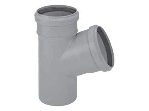 Magnaplast T-stykke 67° for innvendig kloakk HETA 50mm (11720)