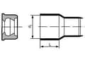 Pikkukuva 2 / 2: Magnaplast-liitin valurautaputkille HTUG 75mm (12620)