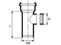 Miniatyrbilde 2 av 2: Magnaplast Cleanout HTRE 160 mm (12450)