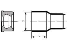Magnaplast Connector for HTUG cast iron pipes 110mm (12630)