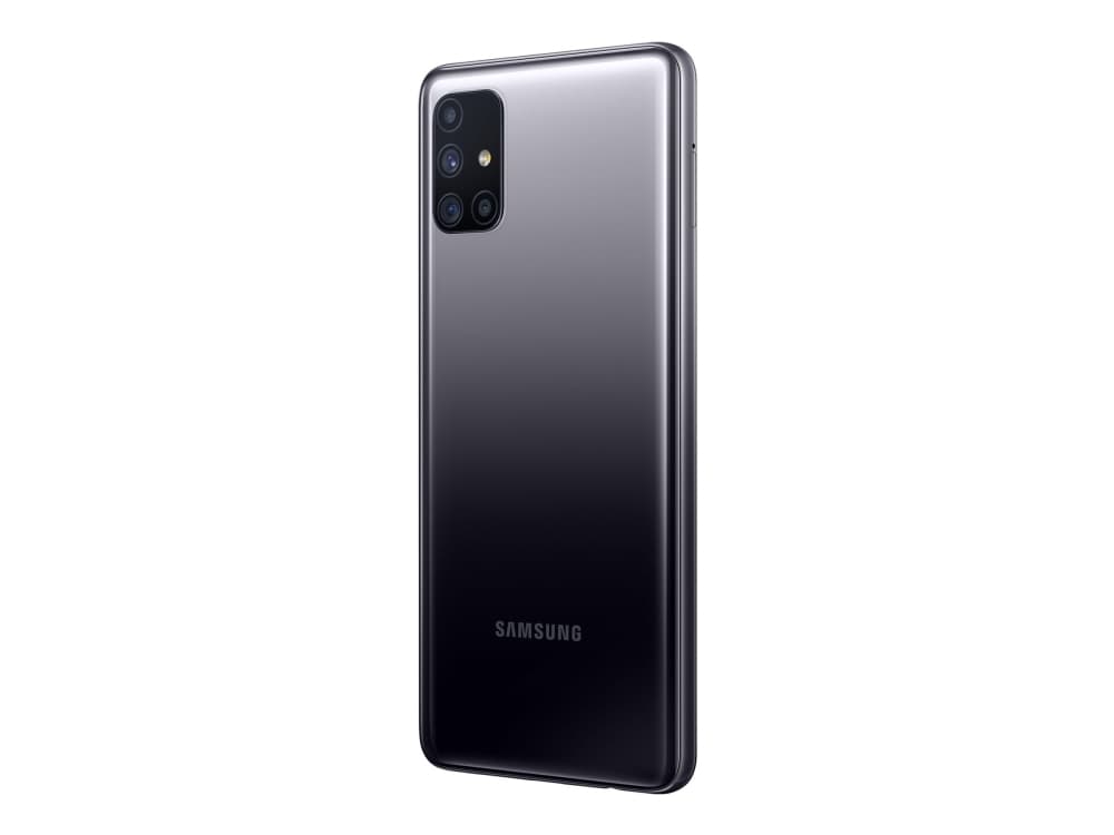 Samsung Galaxy M31s - Smarttelefon - dobbelt-SIM - 4G LTE - 128 GB - microSD slot, - microSD slot - GSM - 6.5" - 2400 x 1080 piksler - Super AMOLED -