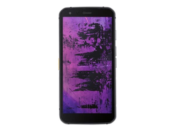 CAT S62 Pro - 4G smarttelefon - dobbelt-SIM - RAM 6 GB / Internminne 128 GB - microSD slot - LCD-display - 5.7" - 2160 x 1080 piksler - 2x bakkamerae Sort