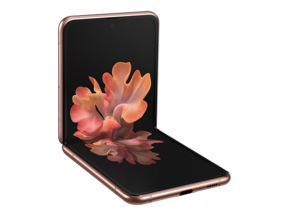 Samsung Galaxy SM-F707B, 17 cm (6.7"), 8 GB, 256 GB, 12 MP, Android 10.0, Pronssi