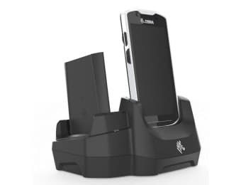 ZEBRA 1 SLOT AND 1 SPARE BATTERY ETHERNET & USB COMMUNICATIONS CRADLE FOR TC5X TERMINALS (CRD-TC5X-2SETH-01)
