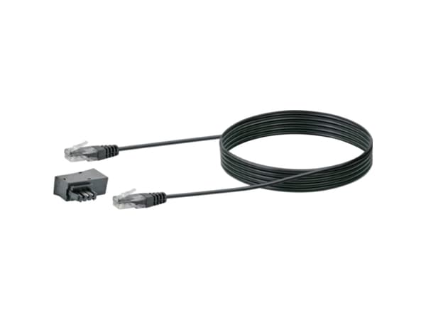 Schwaiger TAE/DSL Adapter With Modem Cable - Kabelsats för telefon - 3 m