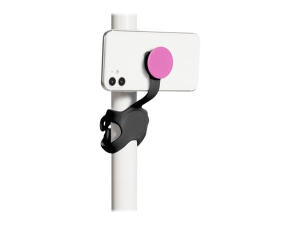 PopSockets PopMount 2 Flex - Holder for mobiltelefon, fingergrep/støtte - svart