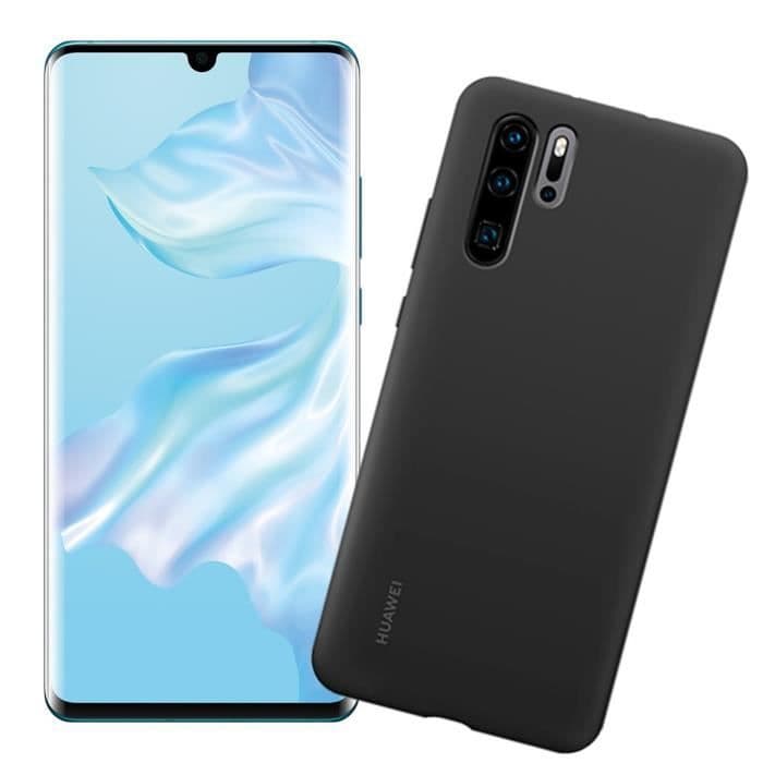 HUAWEI Smartphone P30 Pro 128GB Aurora blue + Svart silikonfodral