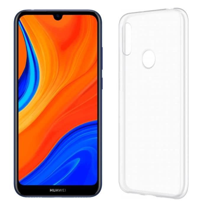 HUAWEI Smartphone Y6S Starry Black + Gennemsigtig TPU Taske