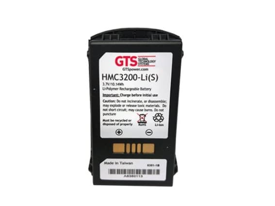 GTS HMC3200-LI(S) - Håndholdt batteri (tilsvarer: Symbol BTRY-MC32-01-01) - litiumion - 2740 mAh - for Zebra MC3200, MC3200 Gun Premium, MC3200 Premi