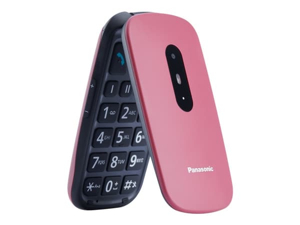 Panasonic KX-TU446 - Funksjonstelefon - LCD-display - 320 x 240 piksler - vinrød
