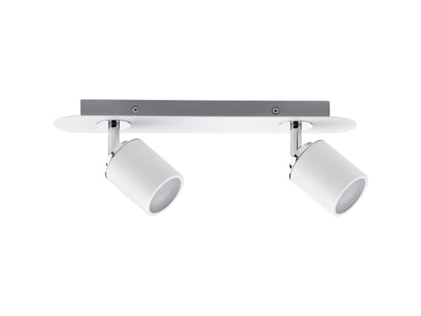 Spotlight Tube IP44 max. 2x10W GU10 White/Chrome 230V Metal
