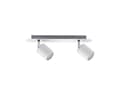 Miniatyrbild 1 av 5: Spotlight Tube IP44 max. 2x10W GU10 White/Chrome 230V Metal