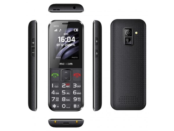 MaxCom MM730, Bär, 5,59 cm (2.2"), 220 x 176 pixlar, 2 MP, 800 mAh, Svart