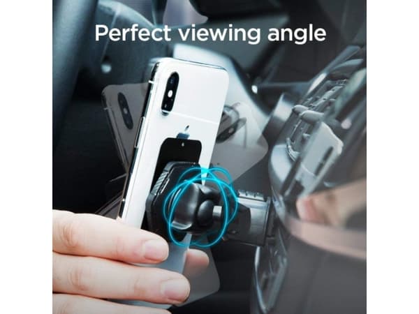 Spigen QS24, Mobiltelefon/smarttelefon, Passiv holder, Bil, Sort