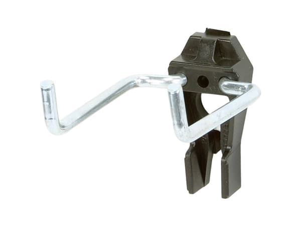 raaco CLIP 5, Passiv holder, Innendørs, Sort, Rustfritt stål