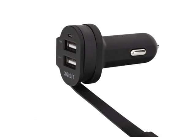 Xqisit 20425, Automaattinen, Savukkeensytytin, USB, musta musta