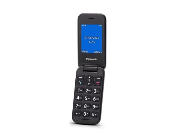 Panasonic KX-TU400, Gripare, Ett SIM-kort, 6,1 cm (2.4"), 320 x 240 pixlar, Bluetooth, Grå