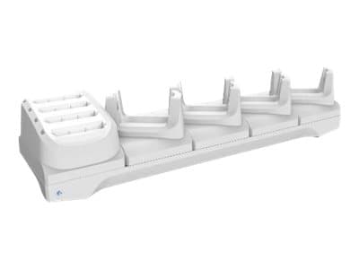 Zebra 5-Slot Charge Only ShareCradle - Håndholdt ladestativ + batterilader - utgangskontakter: 5 - med 4-Slot Battery Charger - for P/N: BTRY-TC2W-1X