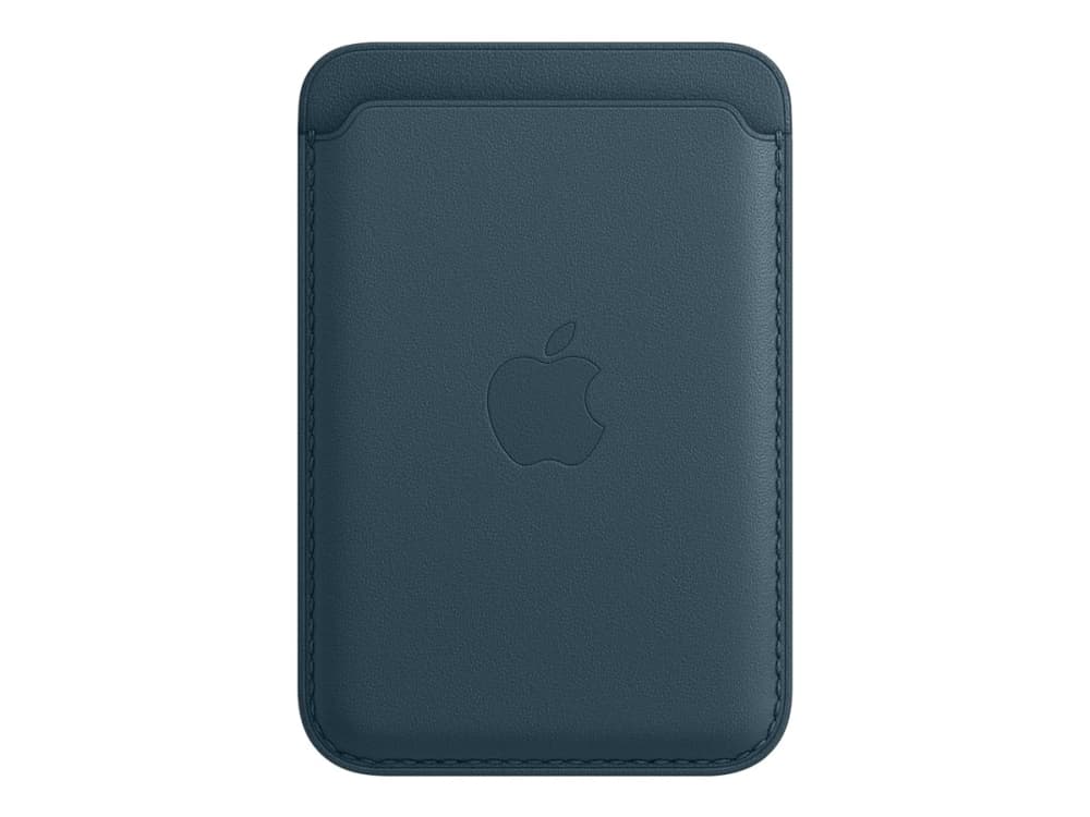 Apple Wallet with MagSafe - Plånbok för mobiltelefon/kreditkort - läder - baltisk blå - för iPhone 12, 12 mini, 12 Pro, 12 Pro Max