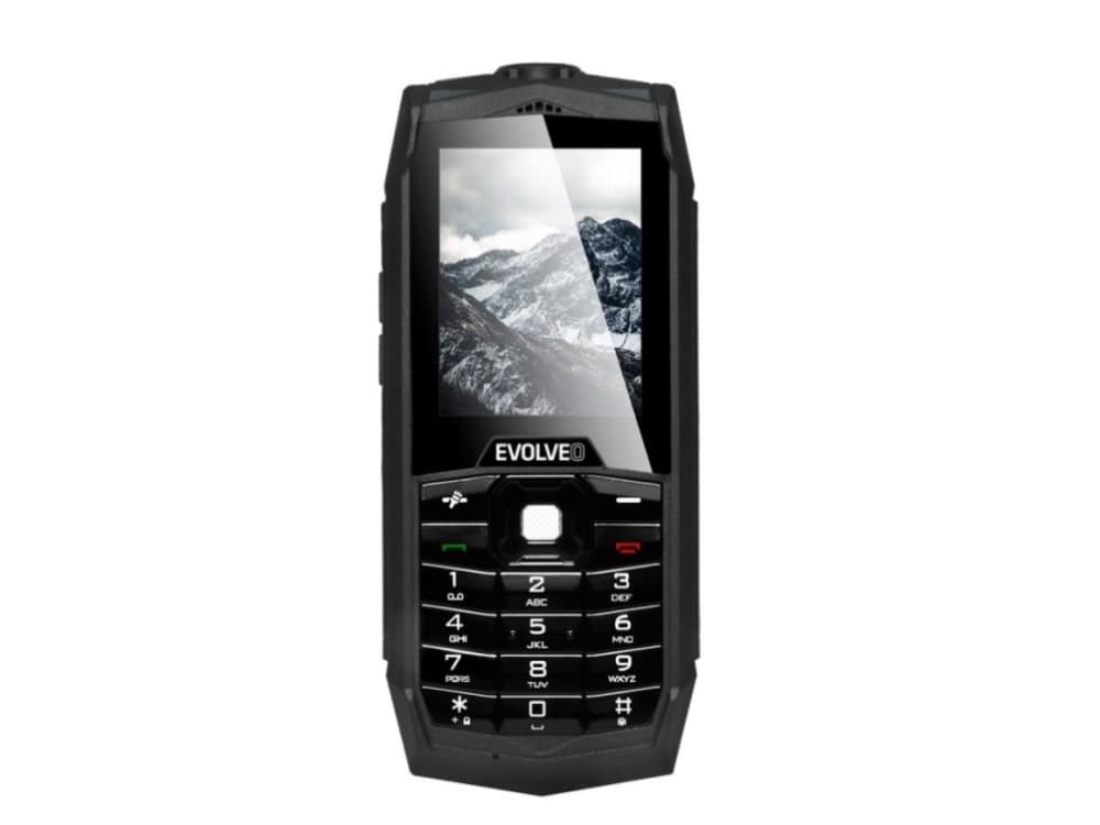Evolveo StrongPhone Z1, Bar/Sperre, Dobbel SIM, 6,1 cm (2.4"), 1,3 MP, 1700 mAh, Svart