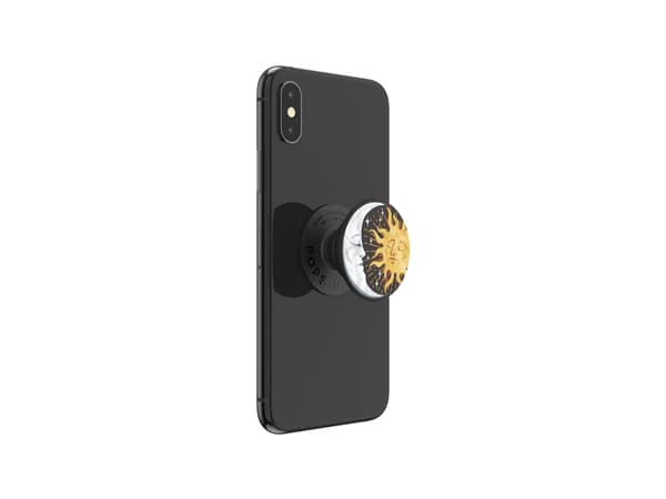 PopSockets PopGrip - Fingergrep/stativ for mobiltelefon - Sol og Måne