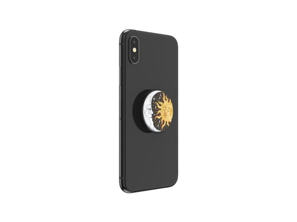 PopSockets PopGrip - Fingergrep/stativ for mobiltelefon - Sol og Måne