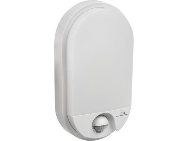 LED-lampe med infrarød bevegelsessensor 1100lm 15W IP54 hvit, farge natur MCE340 W