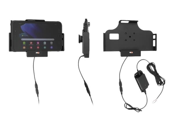 Brodit - Billaderholder - 2 A (Pogo) - svart - for Samsung Galaxy Tab Active2, Tab Active3
