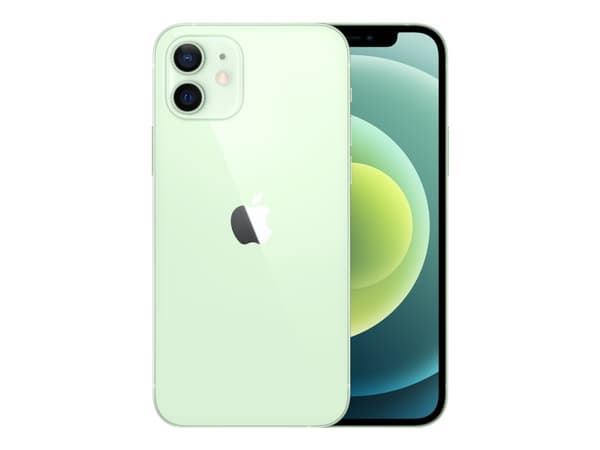 Apple iPhone 12 - 5G smartphone - dual-SIM / Internminne 128 GB - OLED-skärm - 6.1" - 2532 x 1170 pixlar - 2 bakre kameror 12 MP, 12 MP - front camer