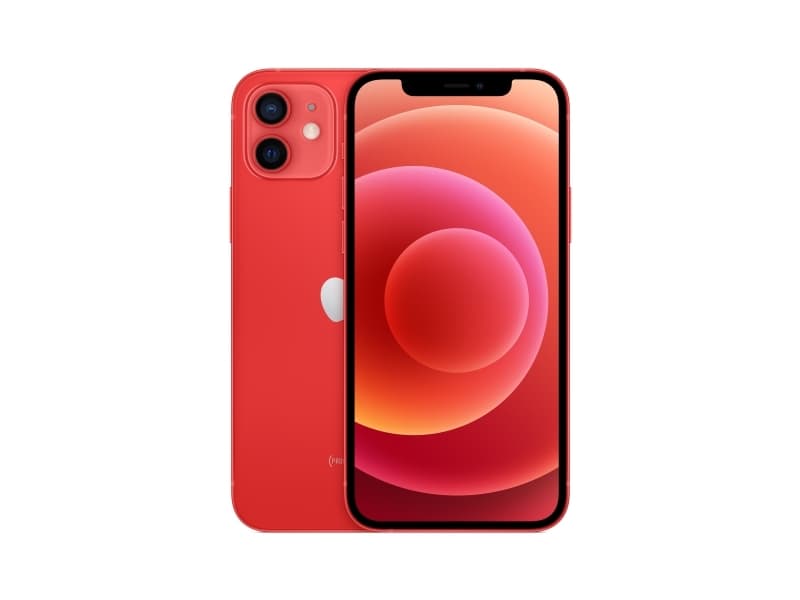 Apple iPhone 12 - (PRODUCT) RED - smartphone - dobbelt-SIM - 5G NR - 64 GB - CDMA / GSM - 6.1" - 2532 x 1170 piksler (460 ppi) - Super Retina XDR Dis