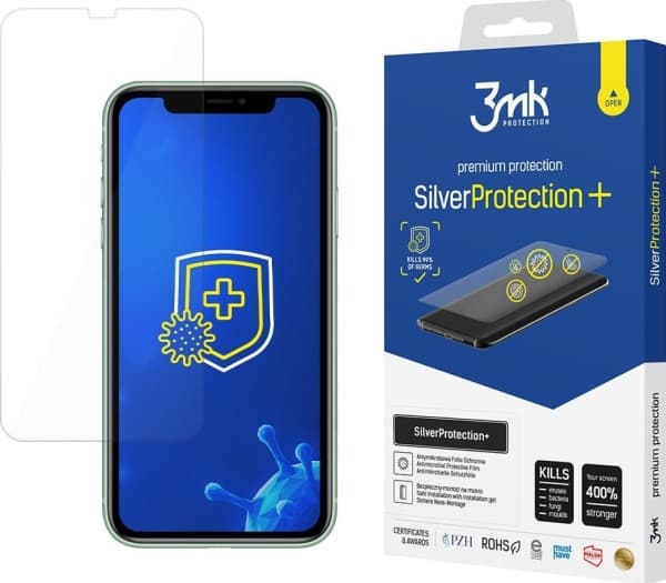 3MK SilverProtection+, iPhone XR/11, 1 styck