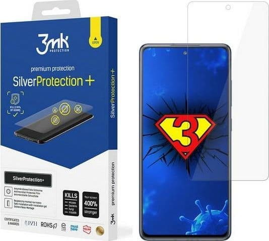 3MK 3MK Silver Protect+ Sam G780 S20 FE Märkäasennus Antimikrobinen kalvo